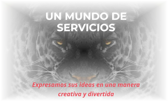 UN MUNDO DE SERVICIOS     Expresamos sus ideas en una manera  creativa y divertida